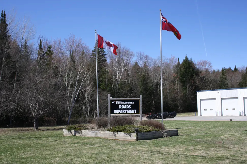 NKCC Roads Department Sign